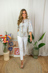 Kotrina Blouse - Blue Stripe