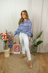 Hind Blouse - Blue