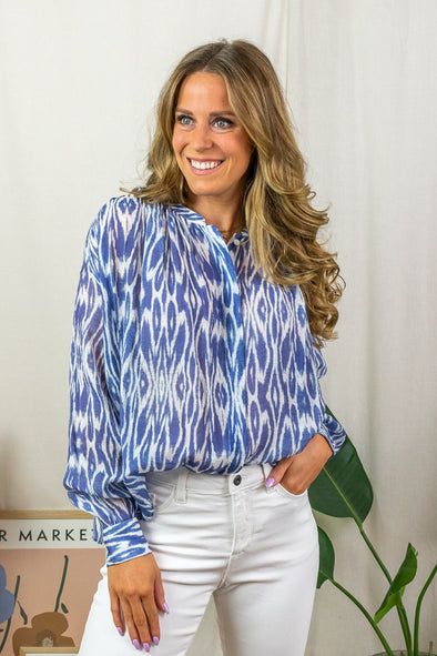 Hind Blouse - Blue