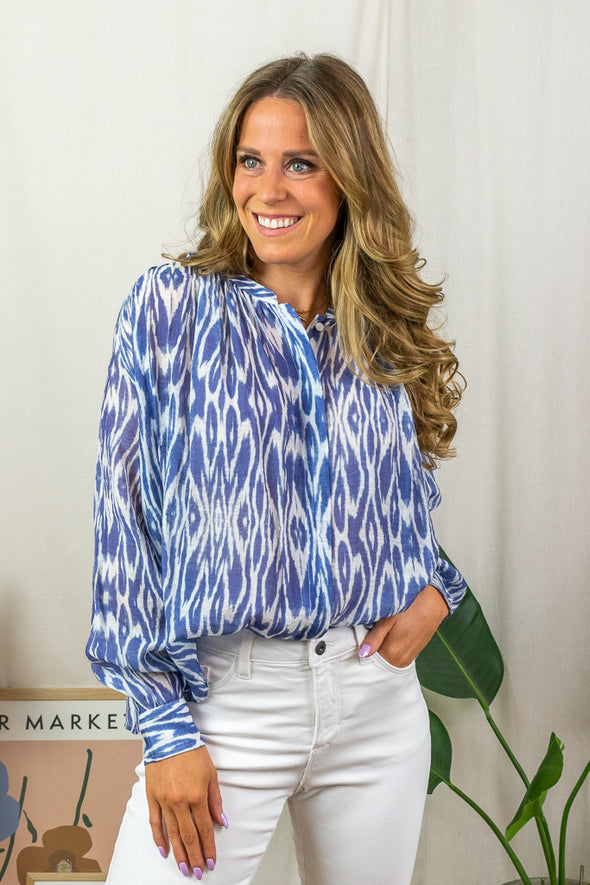 Hind Blouse - Blue