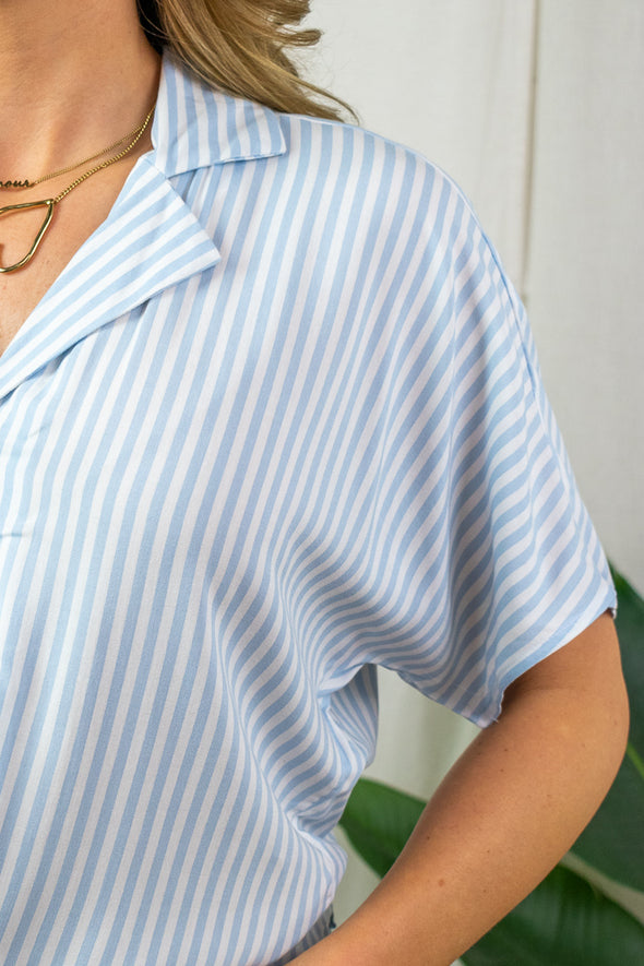 Laurel Top - Light Blue