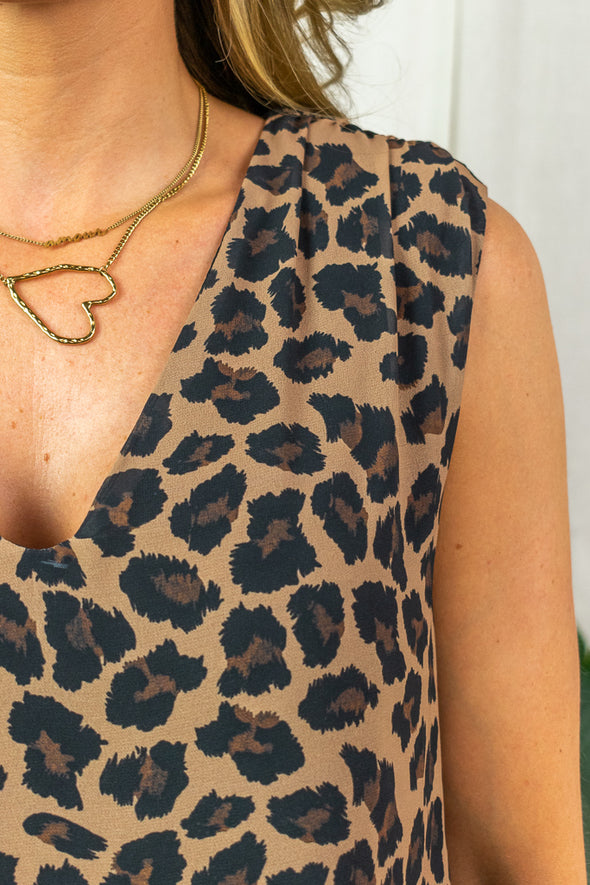 Chloe Dress - Leopard