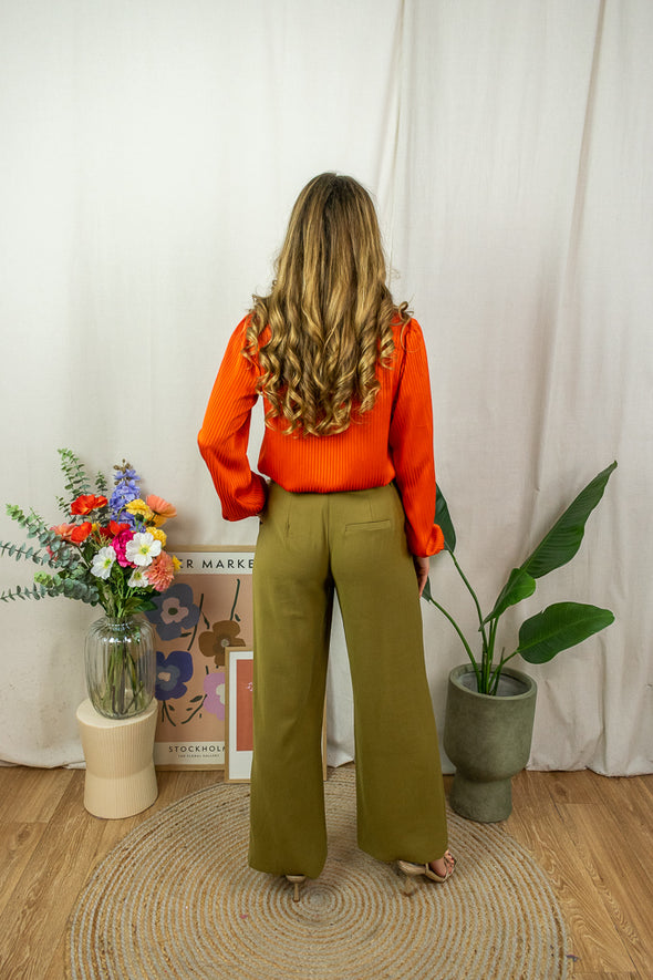 Zoe Blouse - Orange
