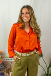 Zoe Blouse - Orange