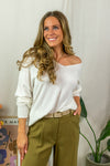 Cathy Knit - White