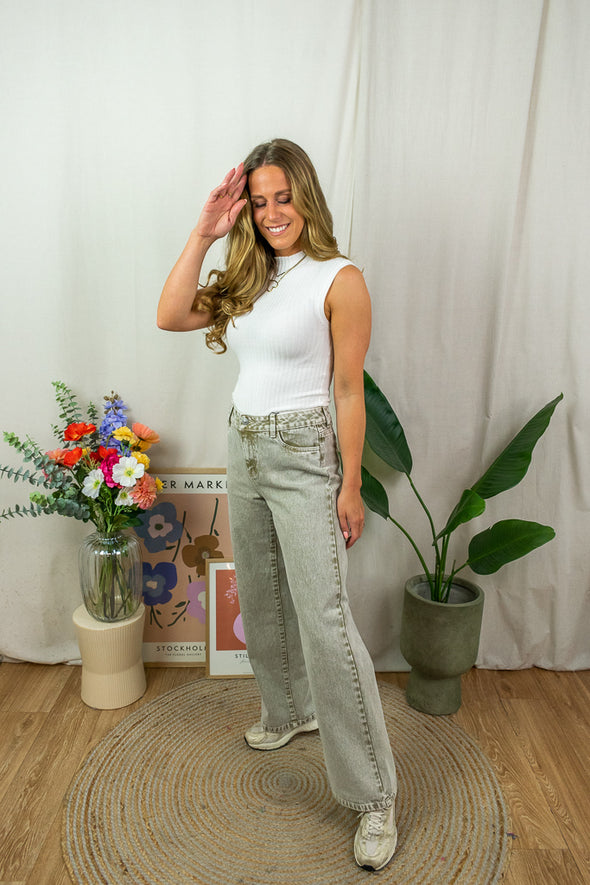 Fay Jeans - Washed Khaki