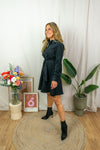 Ulla Corduroy Dress - Black
