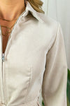 Ulla Corduroy Dress - Beige