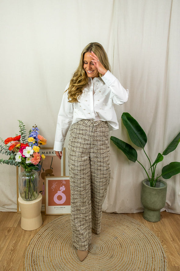 Lupina Blouse - Pearls