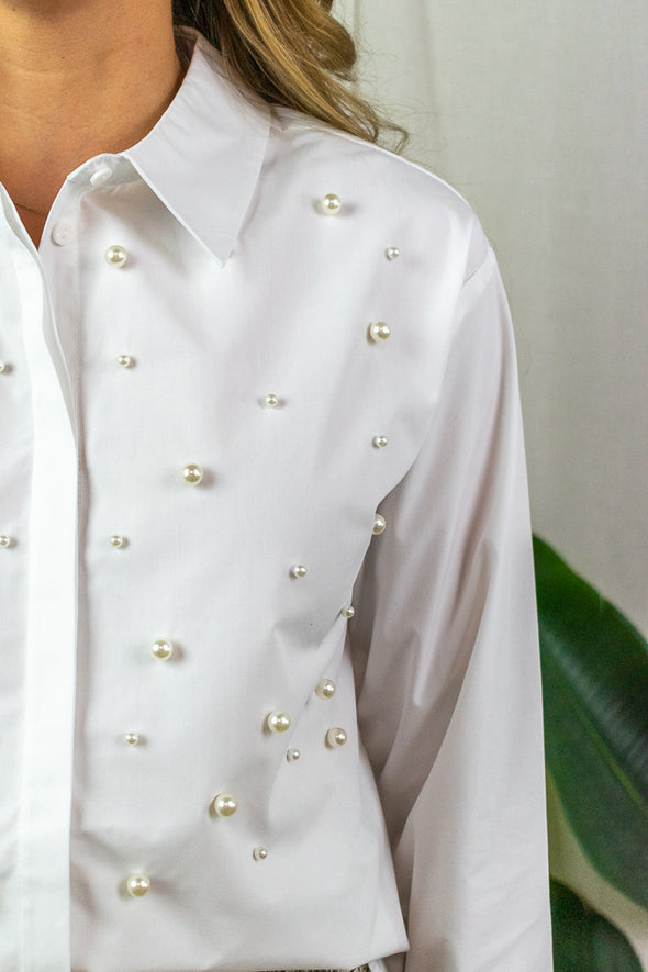 Lupina Blouse - Pearls