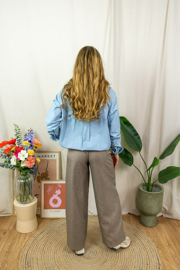 Haily Blouse - Light blue