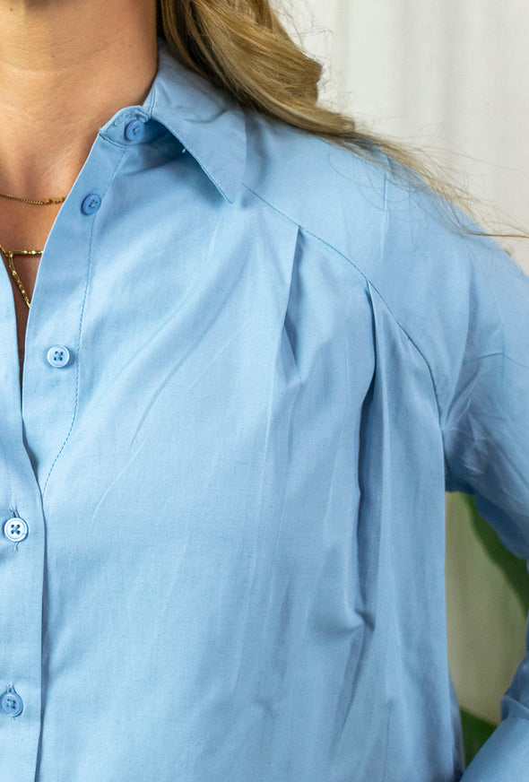 Haily Blouse - Light blue