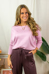 Mila Pullover - Pink nectar