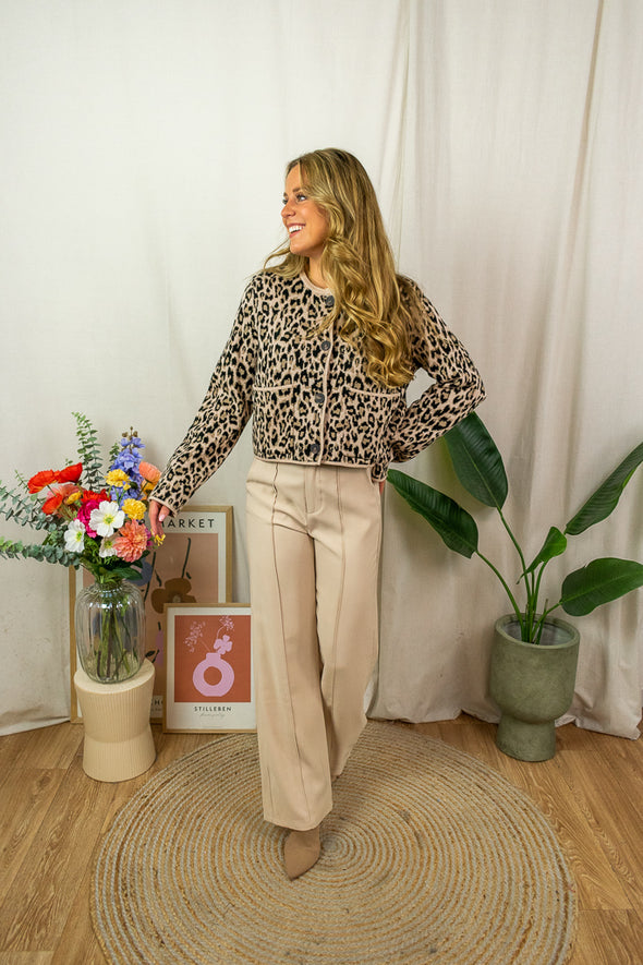 Lydia Cardigan - Leopard