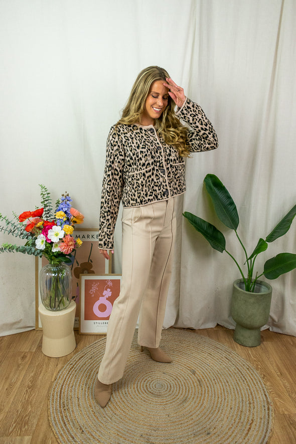 Lydia Cardigan - Leopard