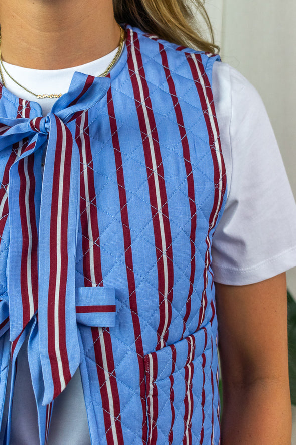 Saria Vest - Striped