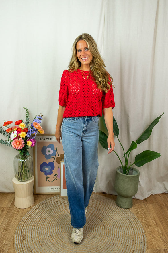 Masha Blouse - Red