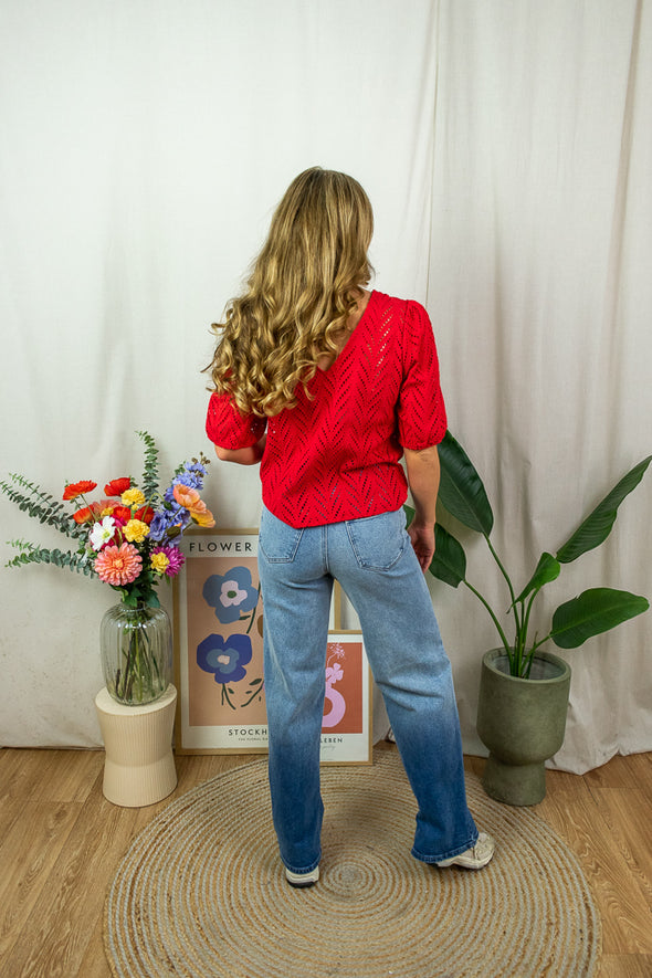 Masha Blouse - Red
