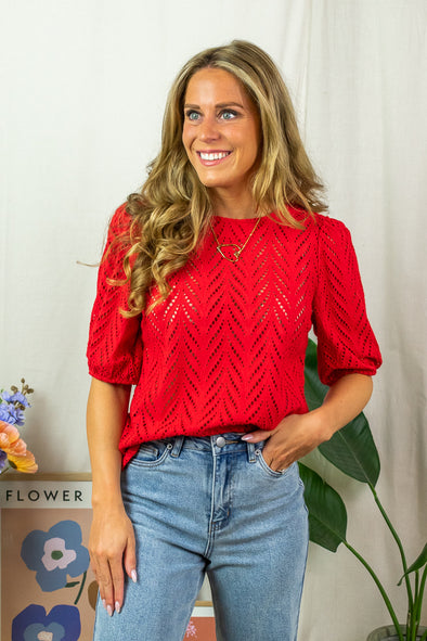 Masha Blouse - Red