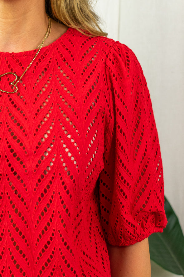 Masha Blouse - Red