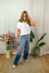 Miala Jeans - Ombre colour