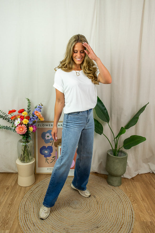 Miala Jeans - Ombre colour