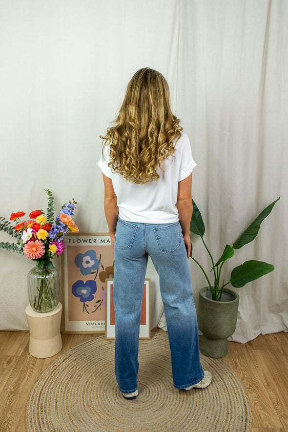 Miala Jeans - Ombre colour