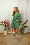Gabrielle Dress - Green