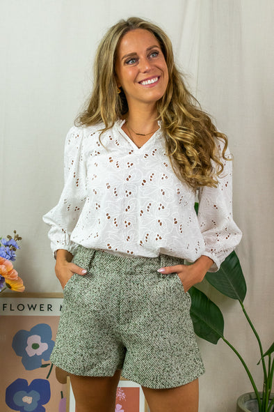 Tessa Blouse - White