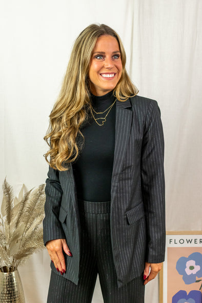 Bozzy Blazer - Glitter Stripes