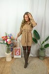 Riff Dress - Camel