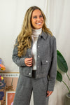 Alba Jacket - Grey melange