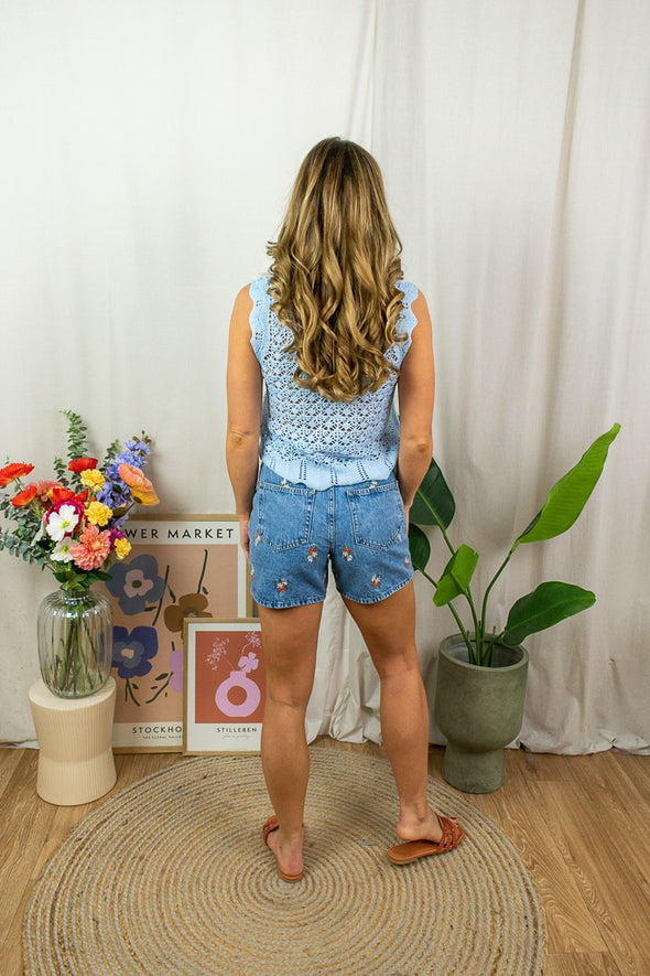 Sun Evelyn Top - Blue