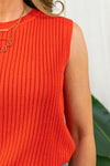 Noemie Top - Fiesta Red