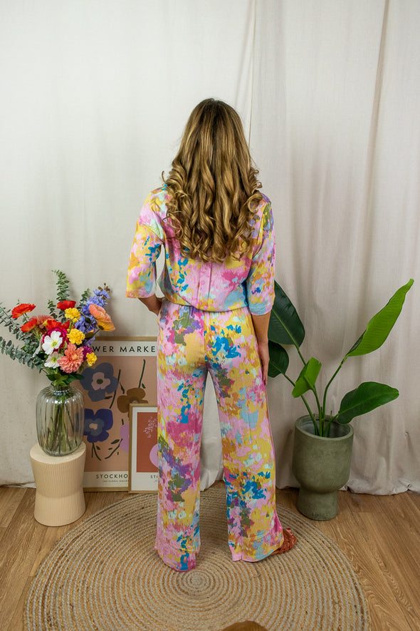 Valerie Blouse - Pink Print