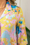 Valerie Blouse - Pink Print