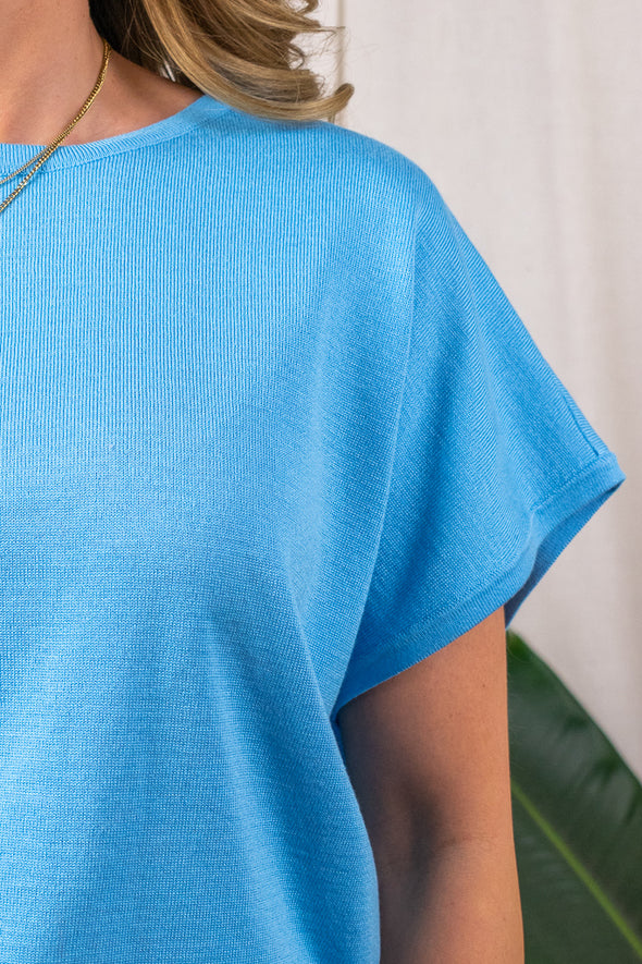 Mila T-Shirt - Ethernal Blue
