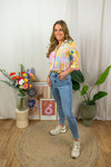 Valerie Blouse - Pink Print