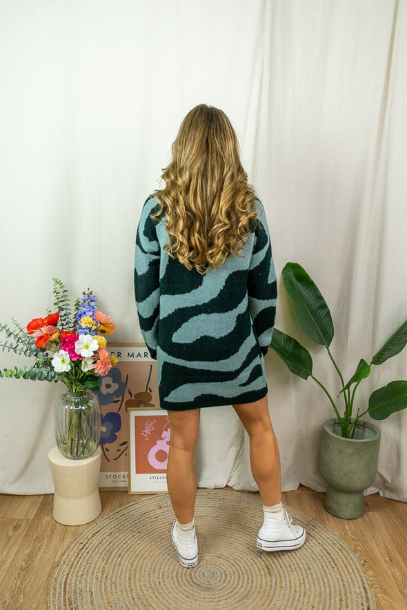 Mallie Knit Dress - Green