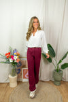 Kamil Pants - Bordeaux