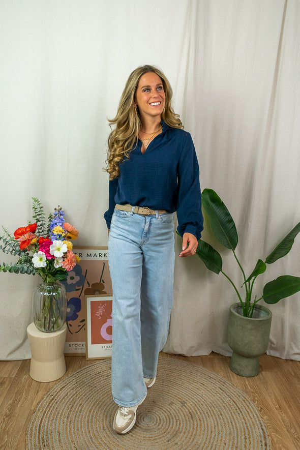 Rachel Blouse - Dark Blue