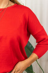 Mila pullover - Red