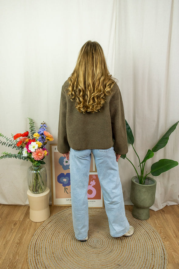 June Teddy Jacket - Morel