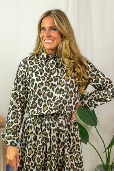 Leonora Blouse - Leopard