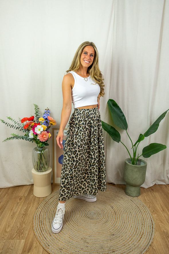 Fallon Rib Top - White