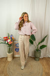 Victoria Strass Blouse - Pink