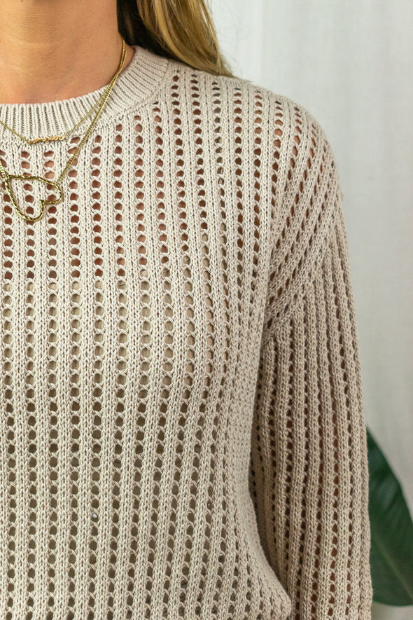Solar Pullover - Beige