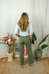 Livia Blouse - Striped Green
