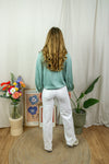 Handiani Blouse - Blue Surf