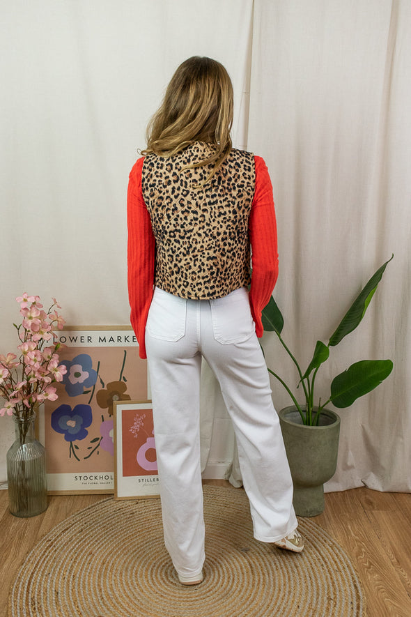 Saria Vest - Leopard